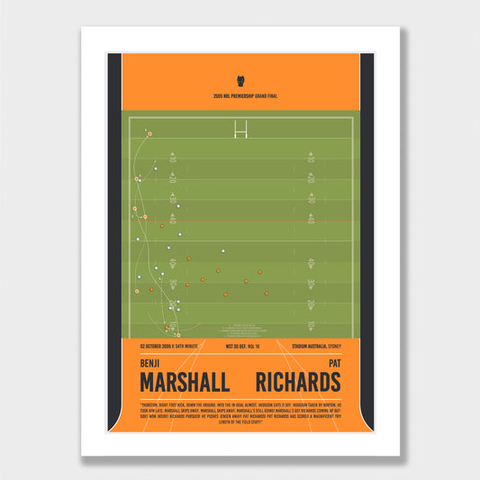 Benji's magic flick pass!