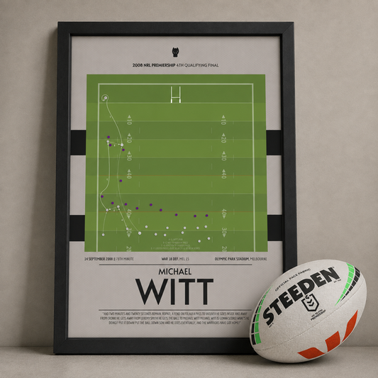 Michael Witt's last minute try to save the Warriors!