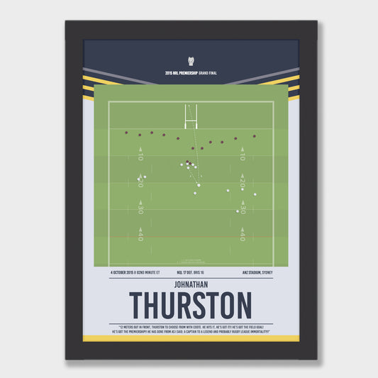 The most thrilling Grand Final finish ever! JT's drop goal to win it for the Cowboys.