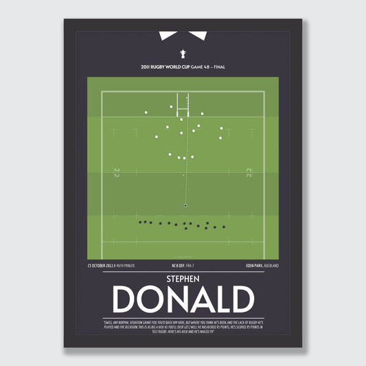 Stephen 'Beaver' Donald's match-winning kick in the 2011 World Cup final!