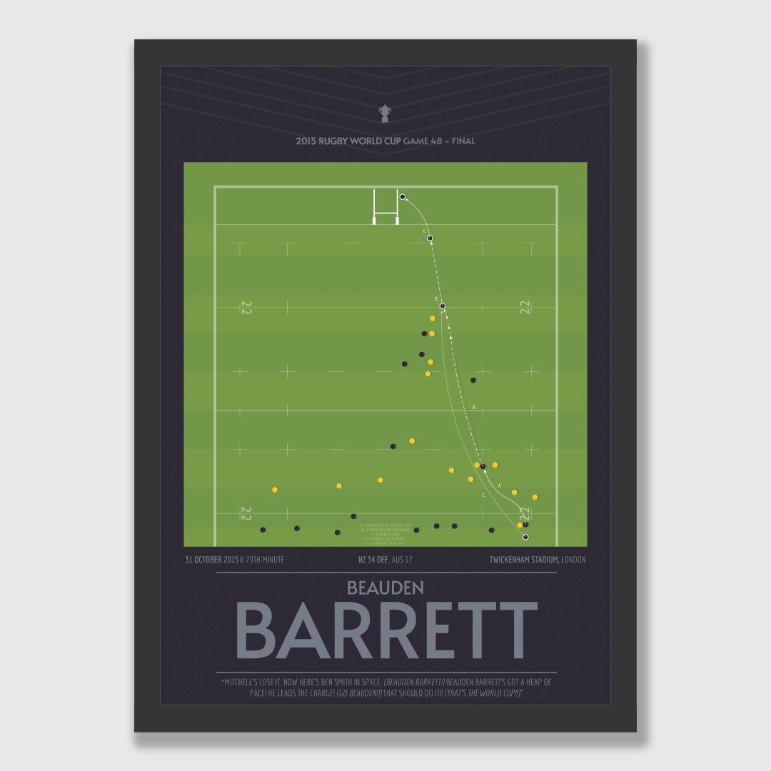 Beauden Barrett secures the 2015 World Cup for NZ!