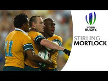 Load and play video in Gallery viewer, Stirling Mortlock&#39;s great big intercept! 2003 World Cup.

